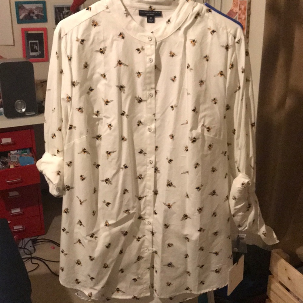 Victoria Beckham for Target  - Bee Button Blouse